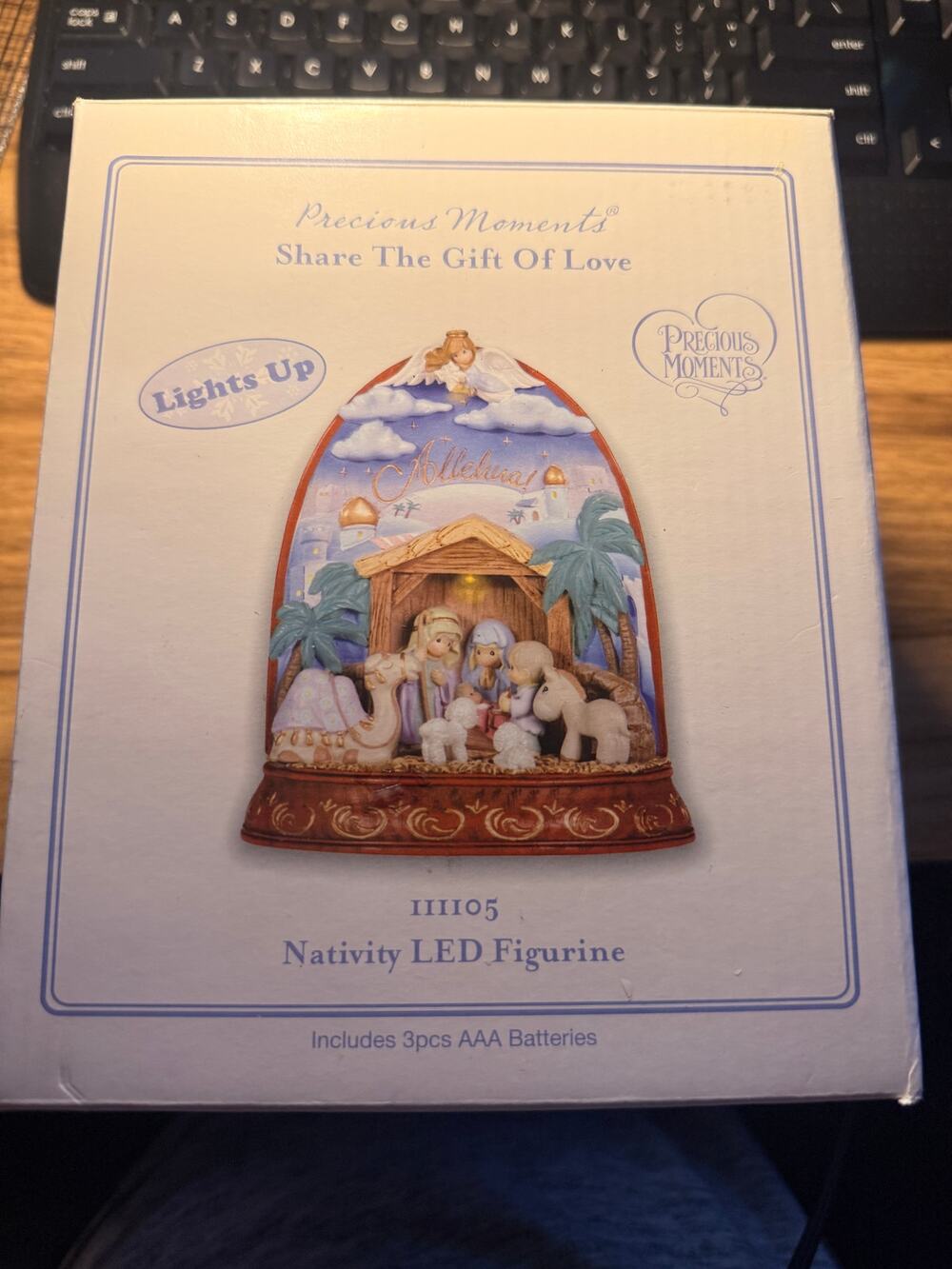 Precious Moments Nativity Alleluia LED Figurine 111105 NEW D
